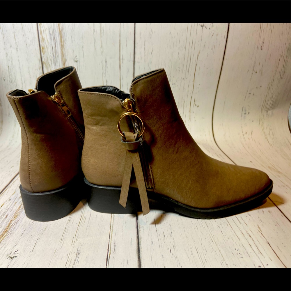 Catherine Malandrino ankle booties.